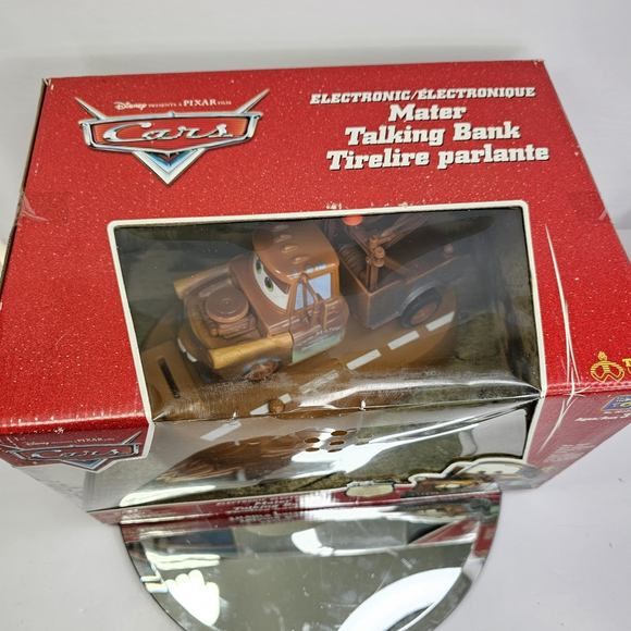 Disney Pixar Cars Electronic Mater Talking Bank Brand New Sealed Read - Picture 3 of 16